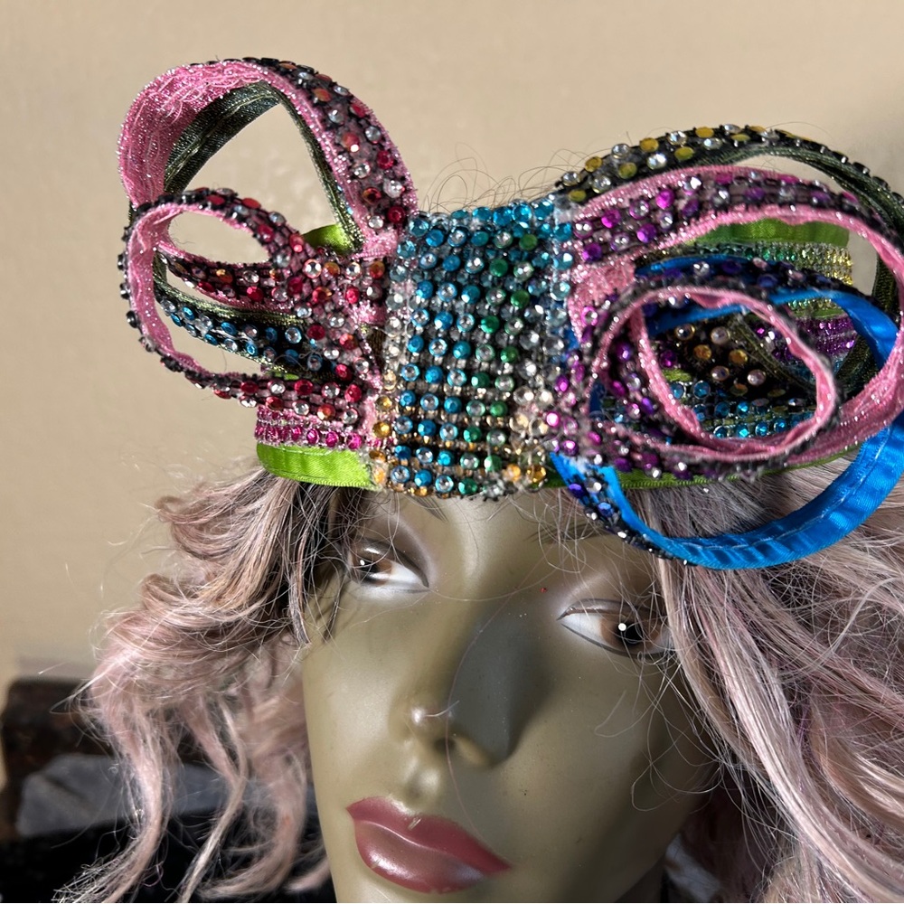 Multicolor Rhinestone Headband - Picture 4 of 11